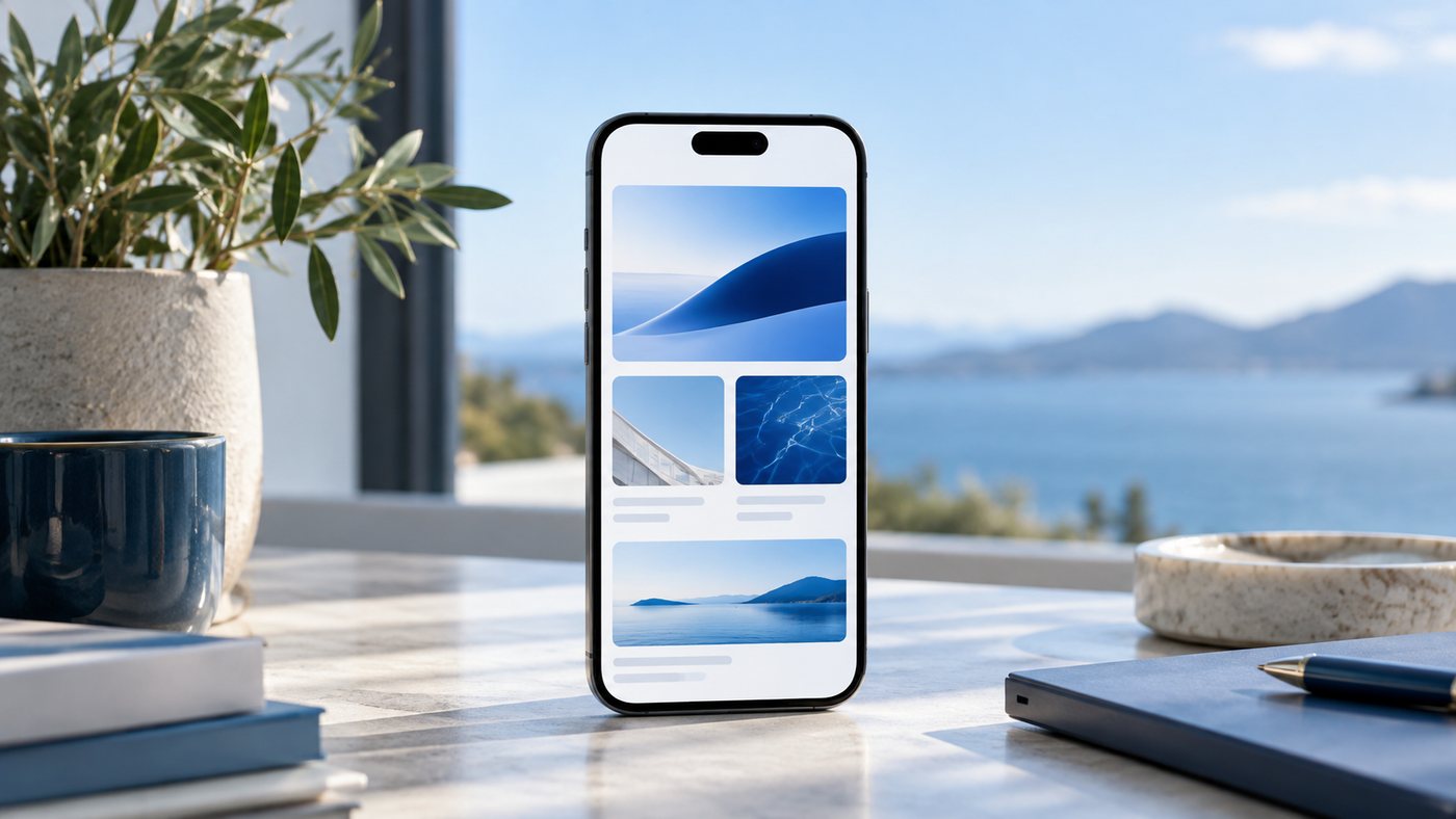 Mobile Domainkarten: Stripe, Spaceship und Angebot ausgerichtet